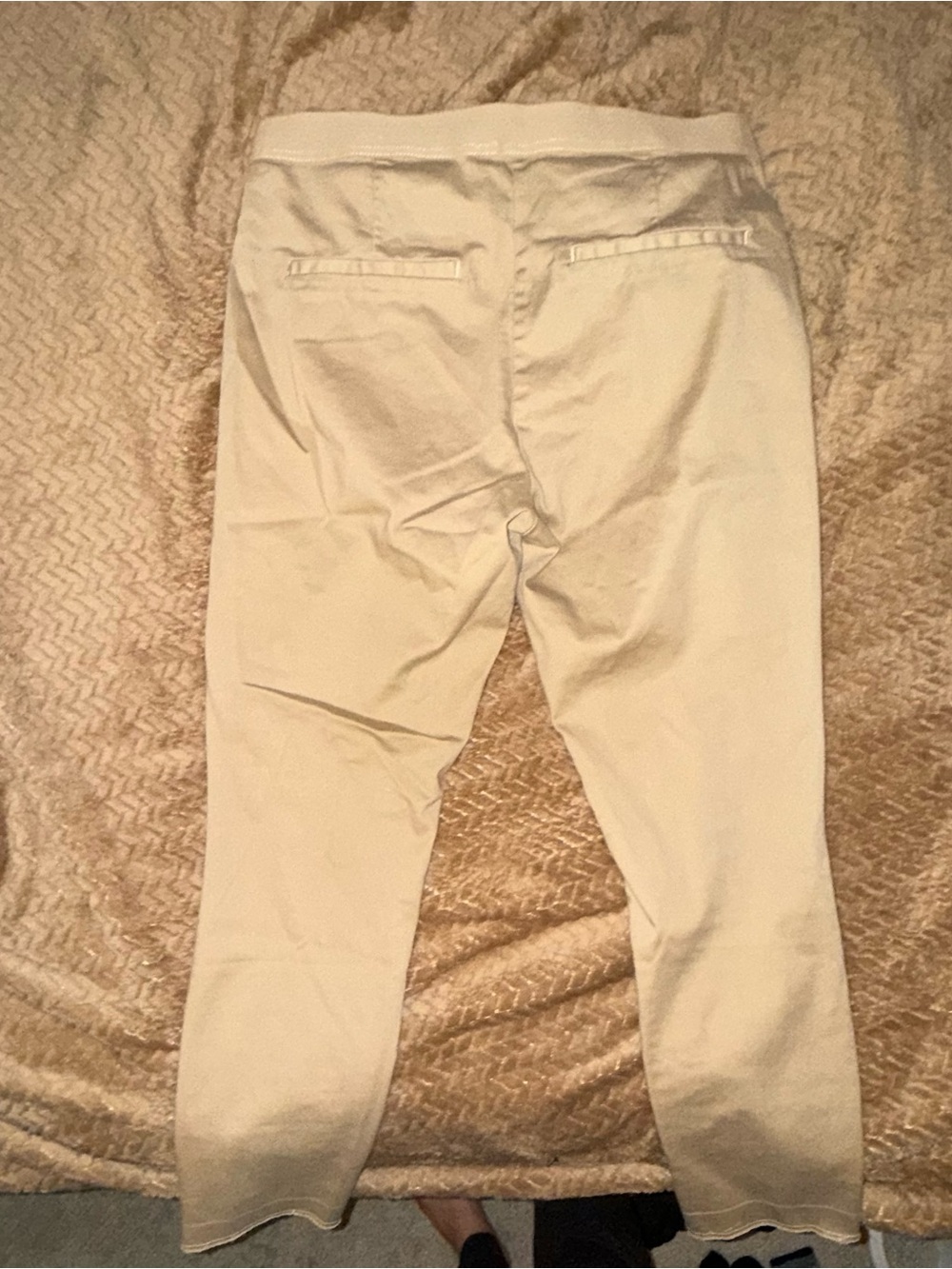 H&M Women's Skinny Pants in Light Cream
